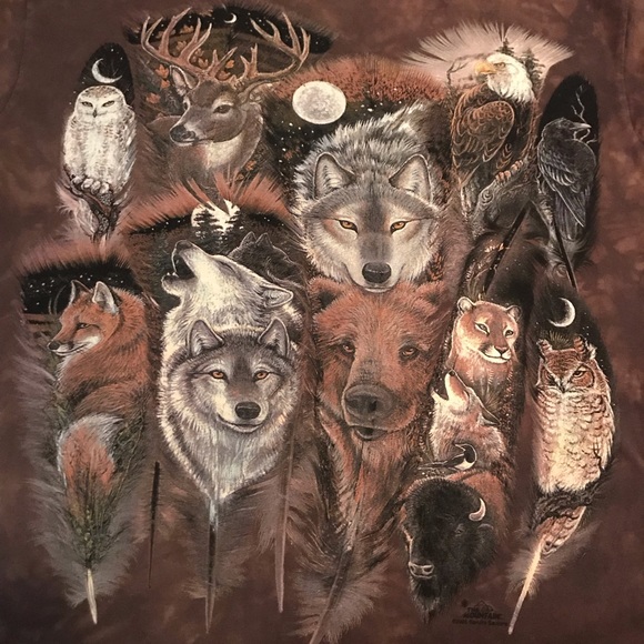 The Mountain Other - The Mountain Wildlife T Shirt Size XL
